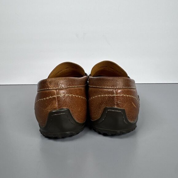 MARTIN DINGMAN Countrywear Leather Penny Loafers VIBRAM Brown 532215M Sz 10M - Picture 7 of 15